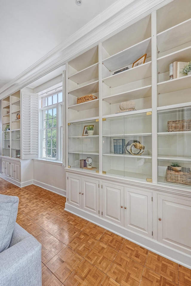 1 King Street 209 & 210, Charleston, SC 29401 - unfurnished room featuring baseboards and crown molding
