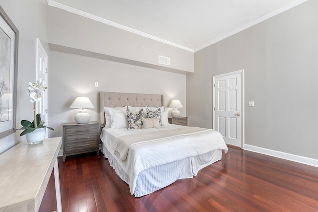 1 King Street 209 & 210, Charleston, SC 29401 - bedroom with wood finished floors and ornamental molding