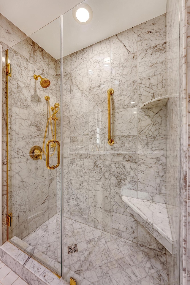 1 King Street 209 & 210, Charleston, SC 29401 - full bathroom featuring a marble finish shower