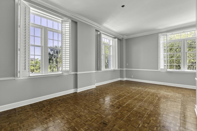 1 King Street 209 & 210, Charleston, SC 29401 - unfurnished room featuring crown molding and baseboards