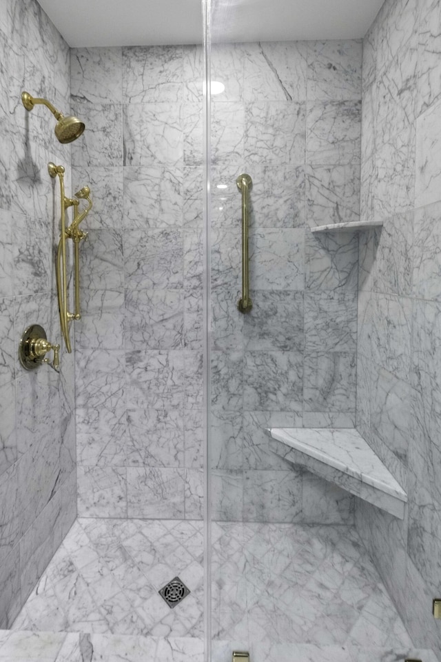 1 King Street 209 & 210, Charleston, SC 29401 - bathroom with a marble finish shower