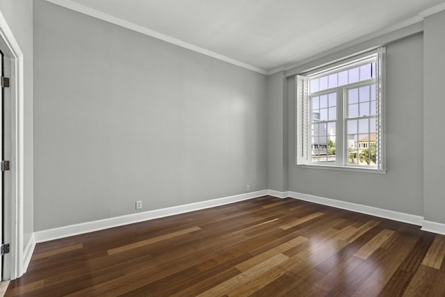 1 King Street 209 & 210, Charleston, SC 29401 - unfurnished room featuring dark wood-style flooring and crown molding