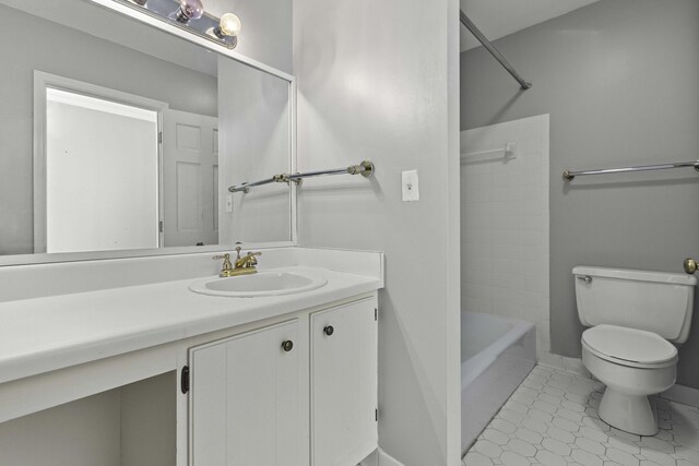 1 King Street 209 & 210, Charleston, SC 29401 - full bathroom with vanity, shower / washtub combination, and tile patterned floors