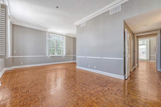 1 King Street 209 & 210, Charleston, SC 29401 - empty room featuring baseboards and ornamental molding