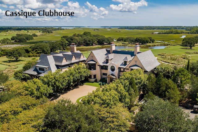79 Trailing Vine Way, Kiawah Island, SC 29455 - aerial view of property and surrounding area featuring a large body of water and a tree filled landscape