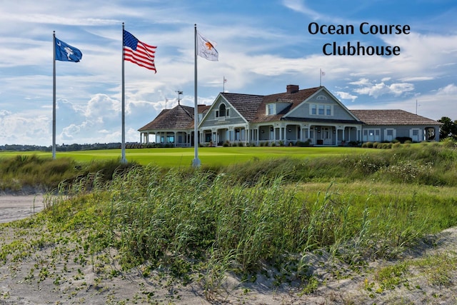79 Trailing Vine Way, Kiawah Island, SC 29455 - view of front of home featuring a chimney