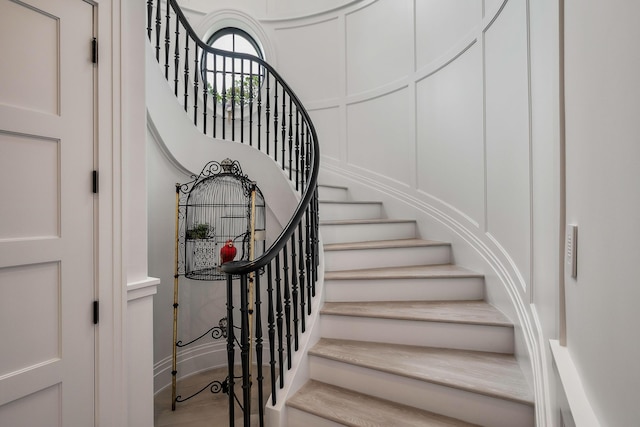79 Trailing Vine Way, Kiawah Island, SC 29455 - staircase featuring a decorative wall