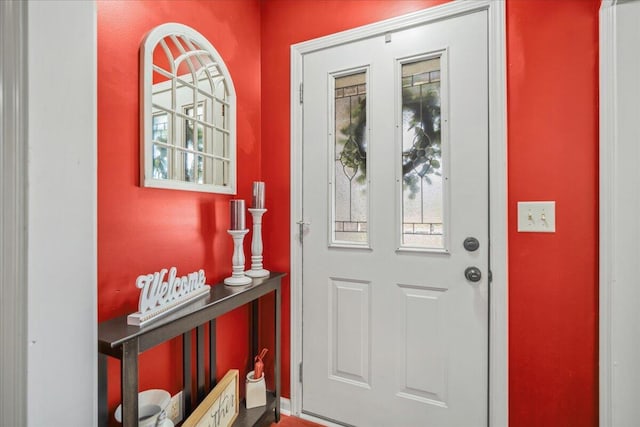 view of entryway