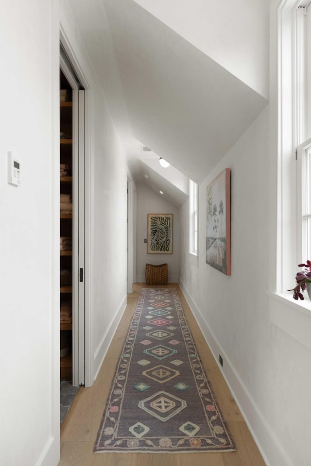 926 Pitt St, Mount Pleasant, SC 29464 - hall with vaulted ceiling and baseboards
