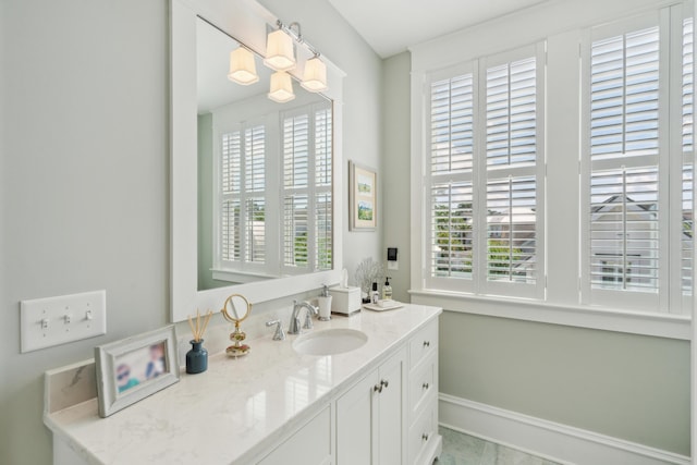 371 Bridgetown Pass, Mount Pleasant, SC 29464 - bathroom featuring vanity and baseboards
