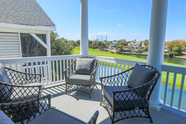 25 Ocean Point Dr, Isle Of Palms, SC 29451 - deck with a water view