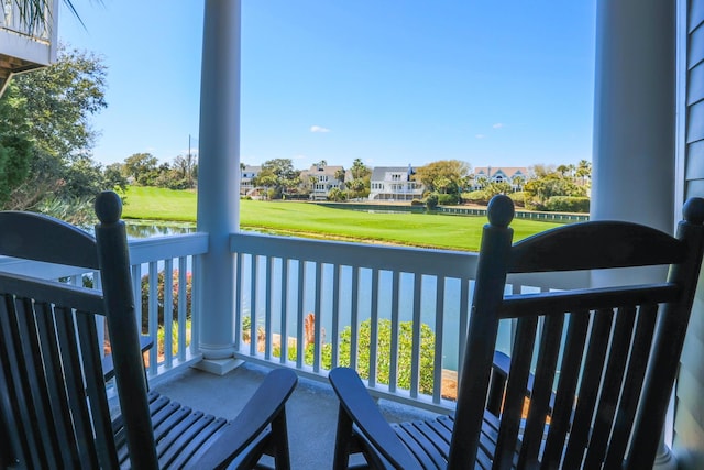 25 Ocean Point Dr, Isle Of Palms, SC 29451 - balcony featuring a water view