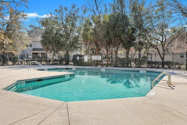 view of pool