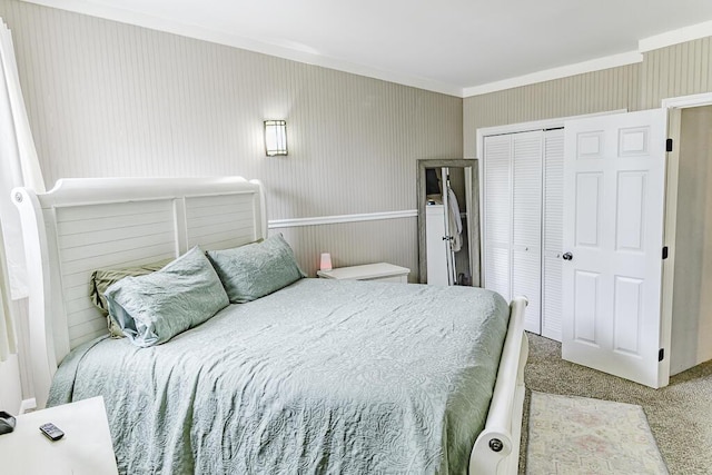 49 Auld Brass Rd, Walterboro, SC 29488 - carpeted bedroom with a closet and ornamental molding