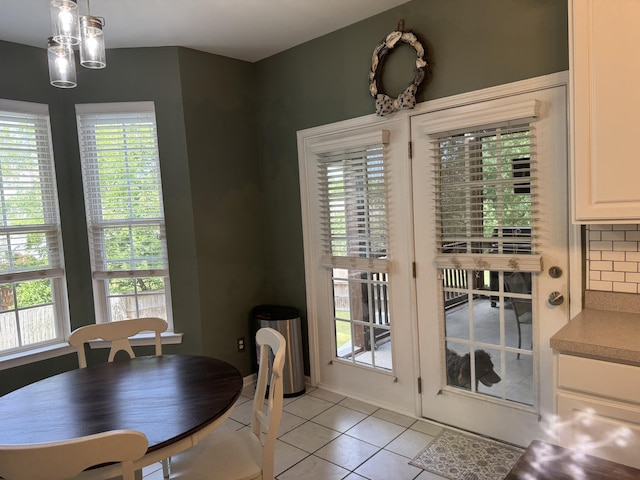 101 Cobblers Glen Ct, Lexington, SC 29072 - dining area with light tile patterned flooring and a wealth of natural light