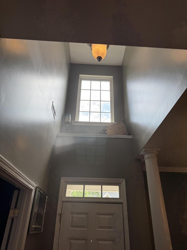101 Cobblers Glen Ct, Lexington, SC 29072 - entrance foyer featuring plenty of natural light and ornate columns