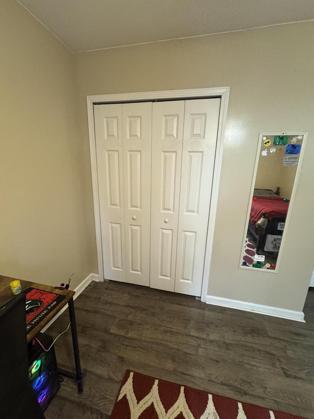 101 Cobblers Glen Ct, Lexington, SC 29072 - bedroom featuring baseboards, dark wood-style flooring, and a closet
