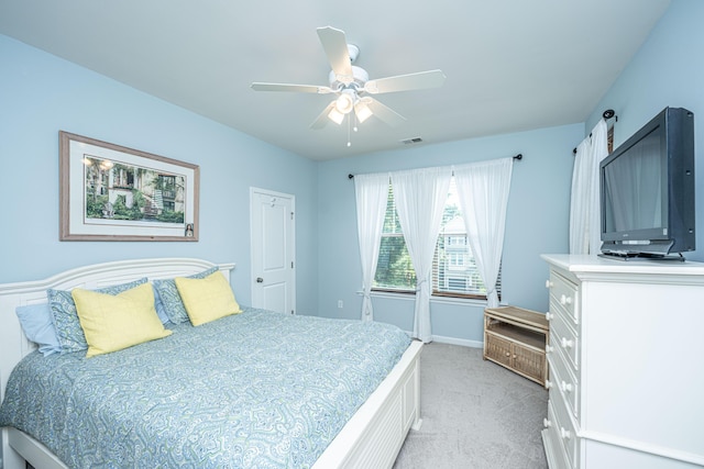1253 Dingle Rd, Mount Pleasant, SC 29466 - bedroom featuring light colored carpet and ceiling fan