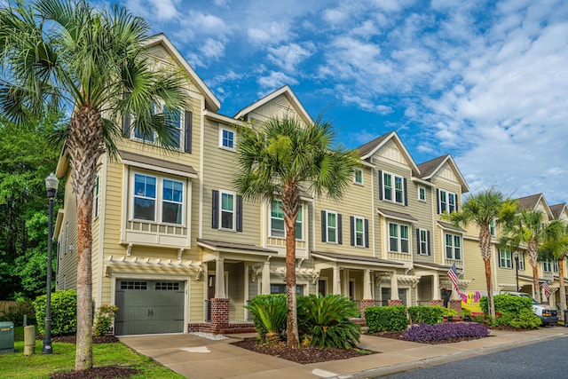 1253 Dingle Rd, Mount Pleasant, SC 29466 - multi unit property featuring a residential view, a garage, and driveway