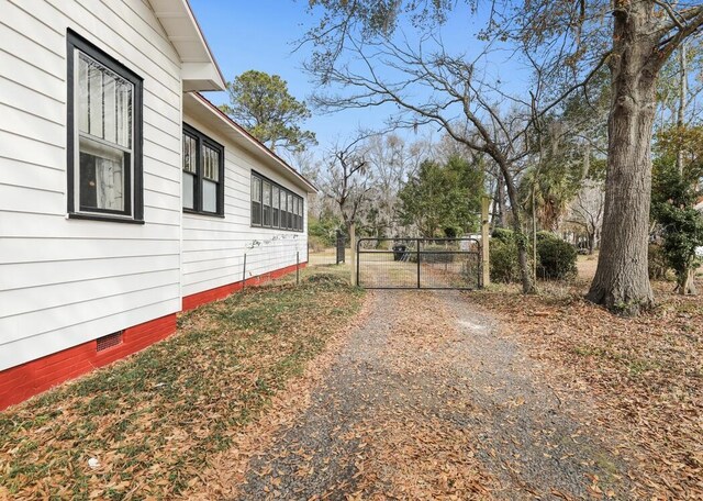 222 E Main St, Moncks Corner, SC 29461 - view of yard with a gate and driveway