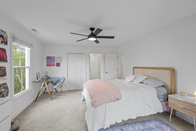 228 Beresford Creek St, Charleston, SC 29492 - carpeted bedroom with a ceiling fan and a closet