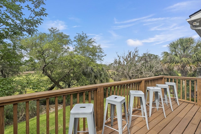 228 Beresford Creek St, Charleston, SC 29492 - deck with a lawn