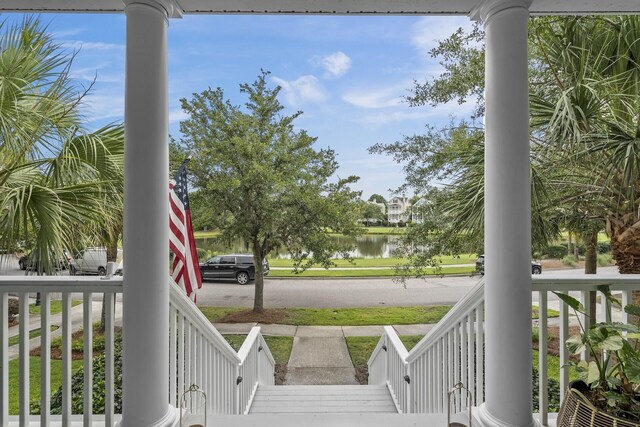 228 Beresford Creek St, Charleston, SC 29492 - porch with a water view