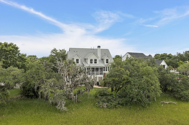 228 Beresford Creek St, Charleston, SC 29492 - back of property with a chimney