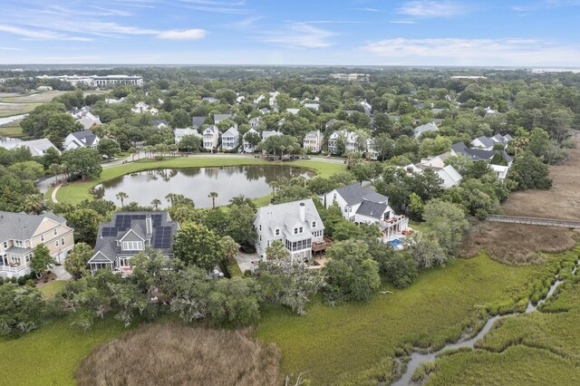 228 Beresford Creek St, Charleston, SC 29492 - aerial view of residential area featuring a large body of water