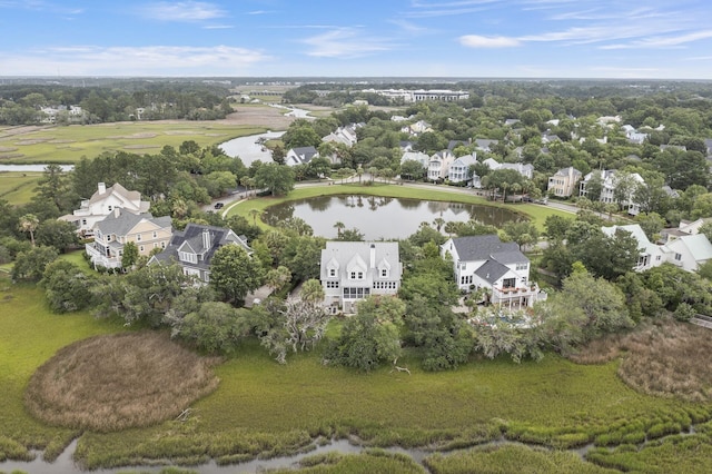 228 Beresford Creek St, Charleston, SC 29492 - aerial perspective of suburban area featuring a large body of water and a tree filled landscape