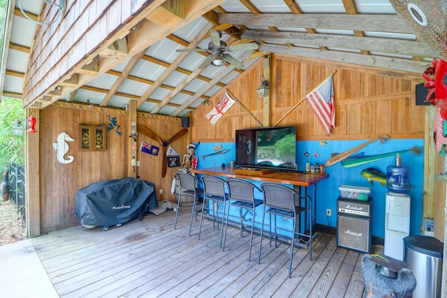 2494 Cape Rd, Johns Island, SC 29455 - wooden deck featuring grilling area