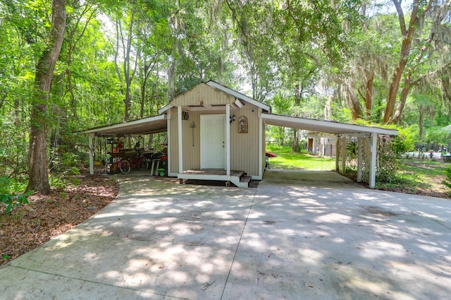 2494 Cape Rd, Johns Island, SC 29455 - view of outbuilding featuring driveway