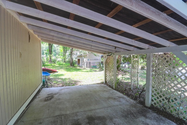 2494 Cape Rd, Johns Island, SC 29455 - view of patio / terrace featuring an outbuilding