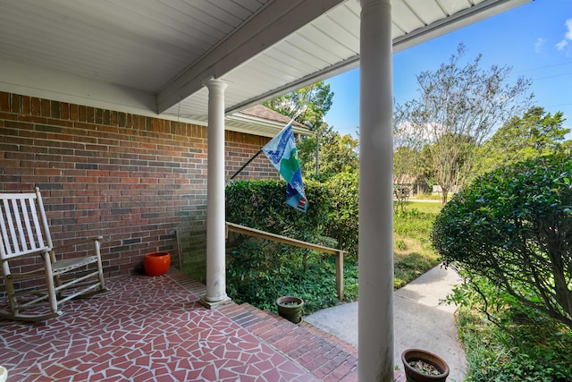 view of patio