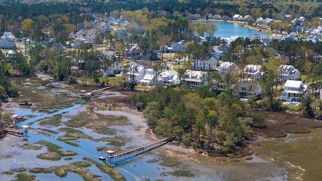 1903 Bolden Dr, Mount Pleasant, SC 29466 - aerial view of property and surrounding area with a nearby body of water