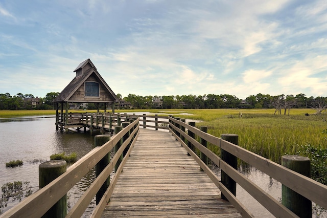 6002 Green Dolphin Way, Kiawah Island, SC 29455 - dock with a water view