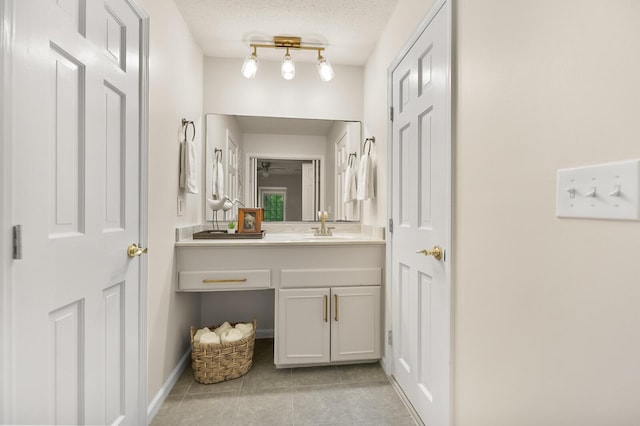 105 Spring St, Summerville, SC 29485 - bathroom with tile patterned flooring, vanity, and ceiling fan