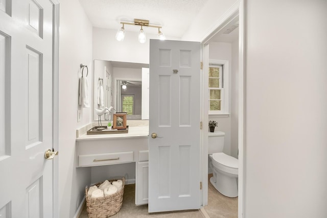 105 Spring St, Summerville, SC 29485 - bathroom with vanity, tile patterned flooring, and a ceiling fan