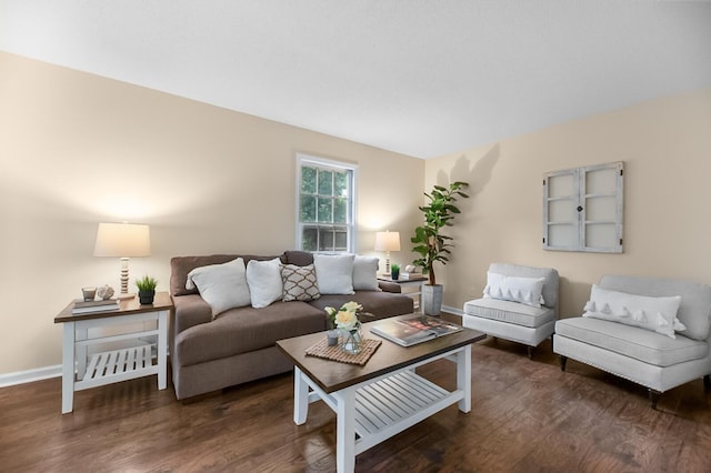 105 Spring St, Summerville, SC 29485 - living area with wood finished floors and baseboards