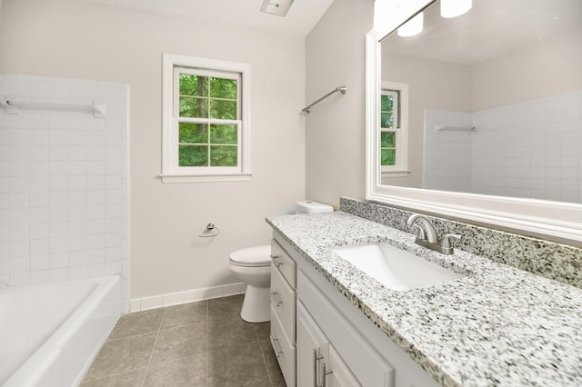 105 Spring St, Summerville, SC 29485 - full bathroom with vanity, tile patterned floors, and tub / shower combination
