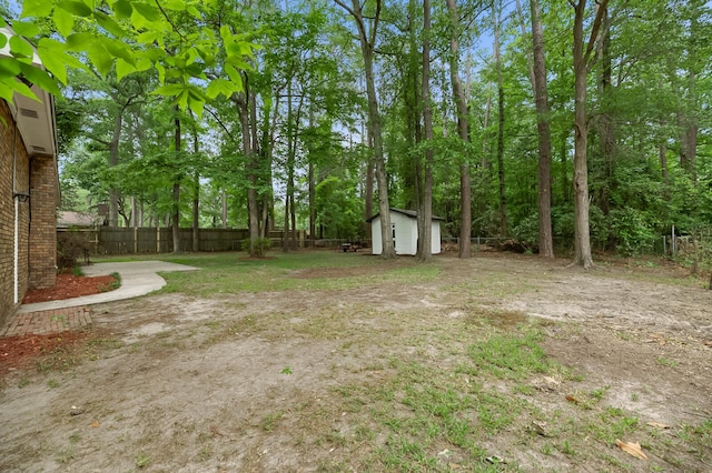 105 Spring St, Summerville, SC 29485 - view of yard with a storage shed