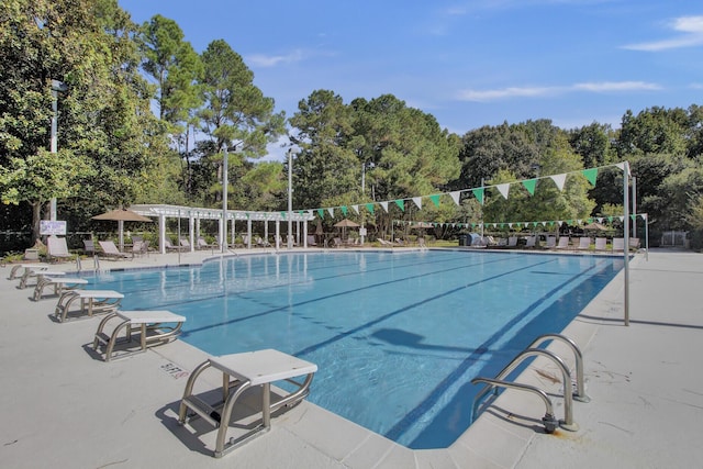 4227 Sawgrass Dr, North Charleston, SC 29420 - community pool with view of wooded area