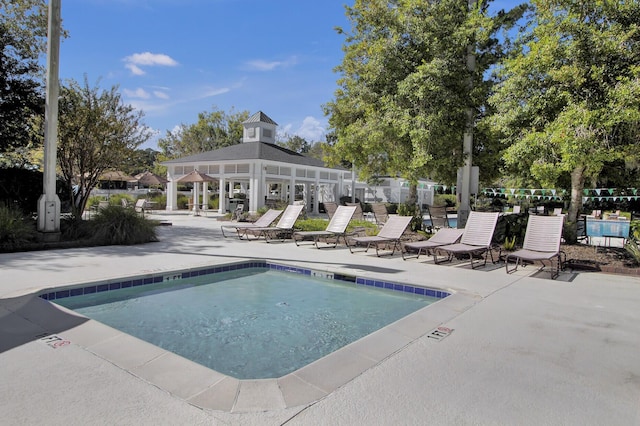 4227 Sawgrass Dr, North Charleston, SC 29420 - community pool featuring a patio and a gazebo