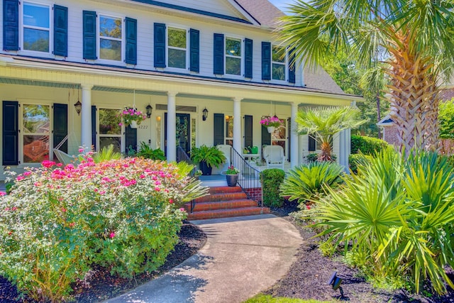 4227 Sawgrass Dr, North Charleston, SC 29420 - entrance to property featuring covered porch