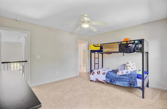 4227 Sawgrass Dr, North Charleston, SC 29420 - carpeted bedroom with baseboards and ceiling fan