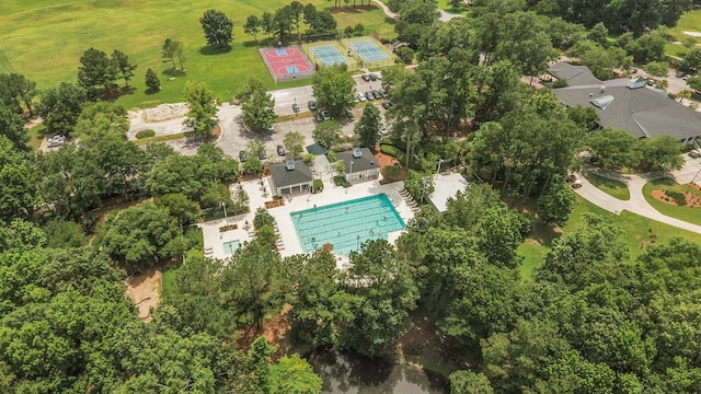 4227 Sawgrass Dr, North Charleston, SC 29420 - aerial view of a pool area