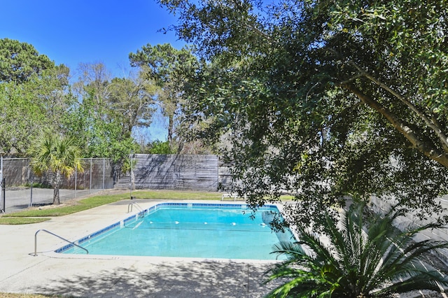view of pool with a fenced in pool and a fenced backyard