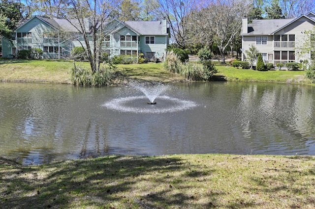 property view of water
