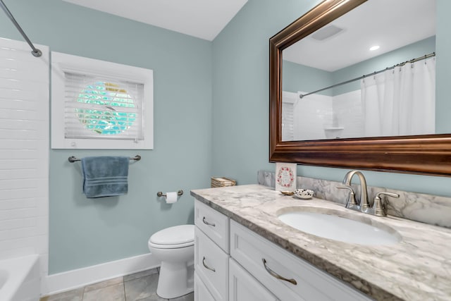 1416 Glencoe Dr, Mount Pleasant, SC 29464 - full bath featuring baseboards, toilet, and vanity