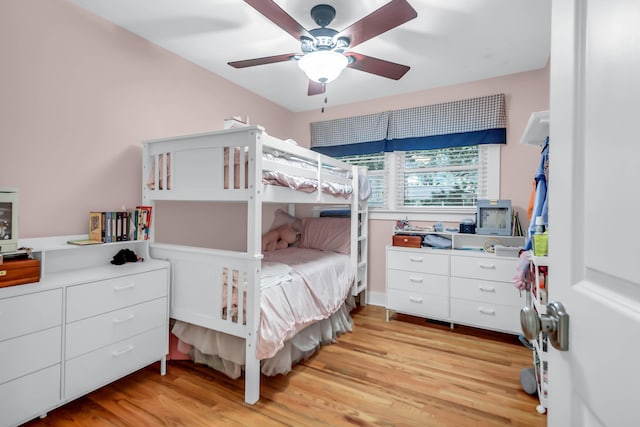 1416 Glencoe Dr, Mount Pleasant, SC 29464 - bedroom with light wood finished floors and a ceiling fan